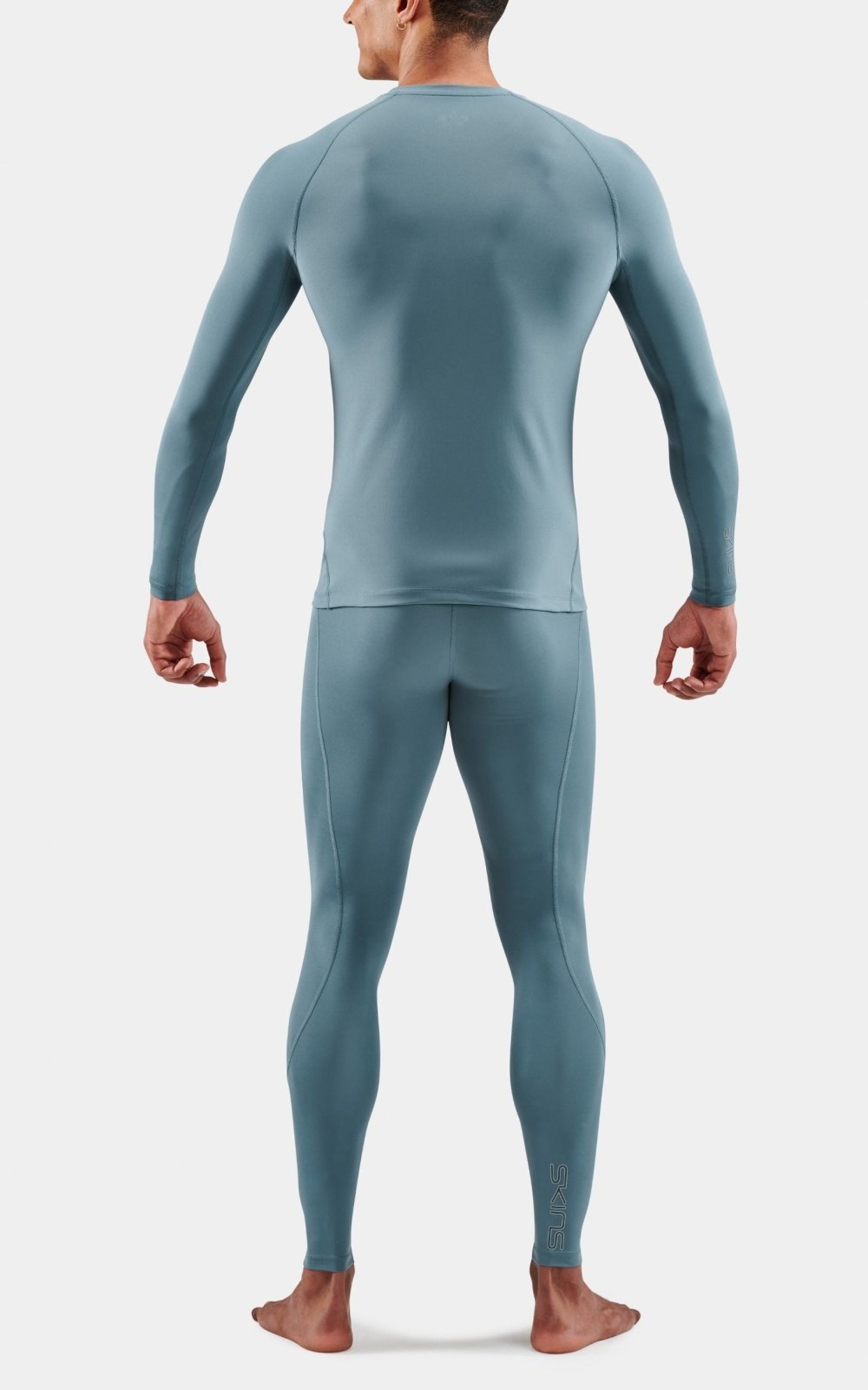 Skins - 2 - Series Long Sleeve Top Herren - blue grey - SK - SW00200050575S - Sportbrands24