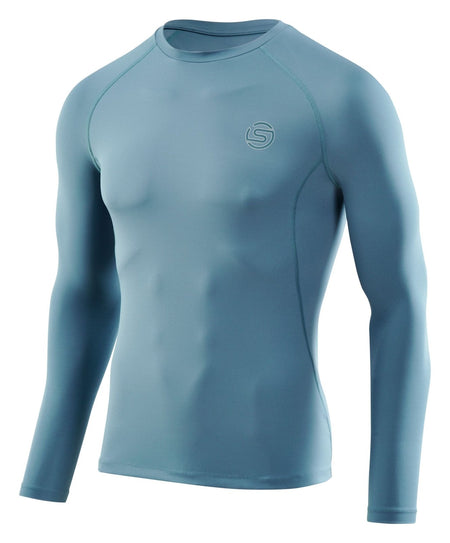 Skins - 2 - Series Long Sleeve Top Herren - blue grey - SK - SW00200050575S - Sportbrands24