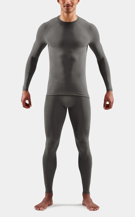 Skins - 2 - Series Long Sleeve Top Herren - charcoal - SK - SW00200059118S - Sportbrands24