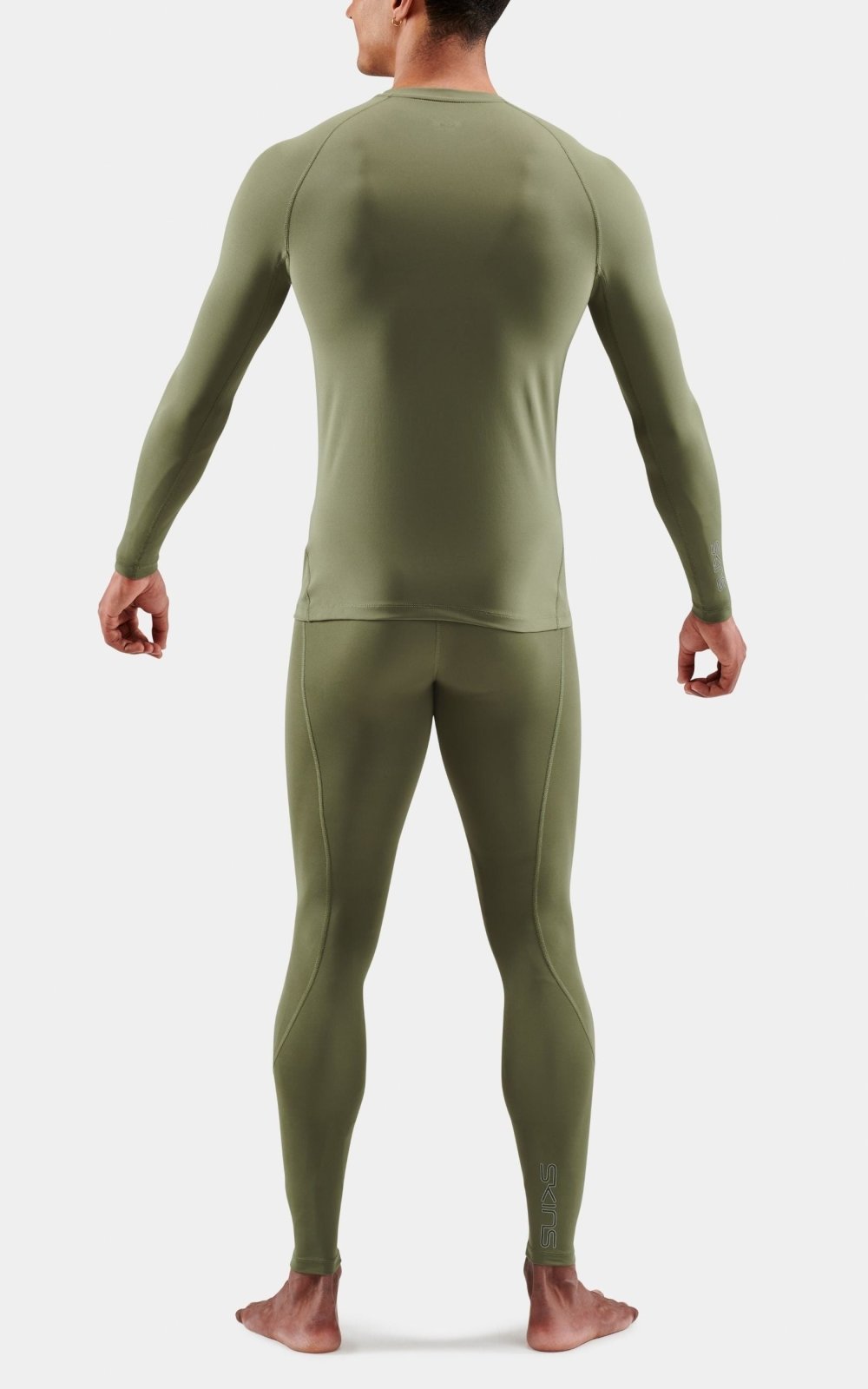 Skins - 2 - Series Long Sleeve Top Herren - khaki - SK - SW00200050573S - Sportbrands24