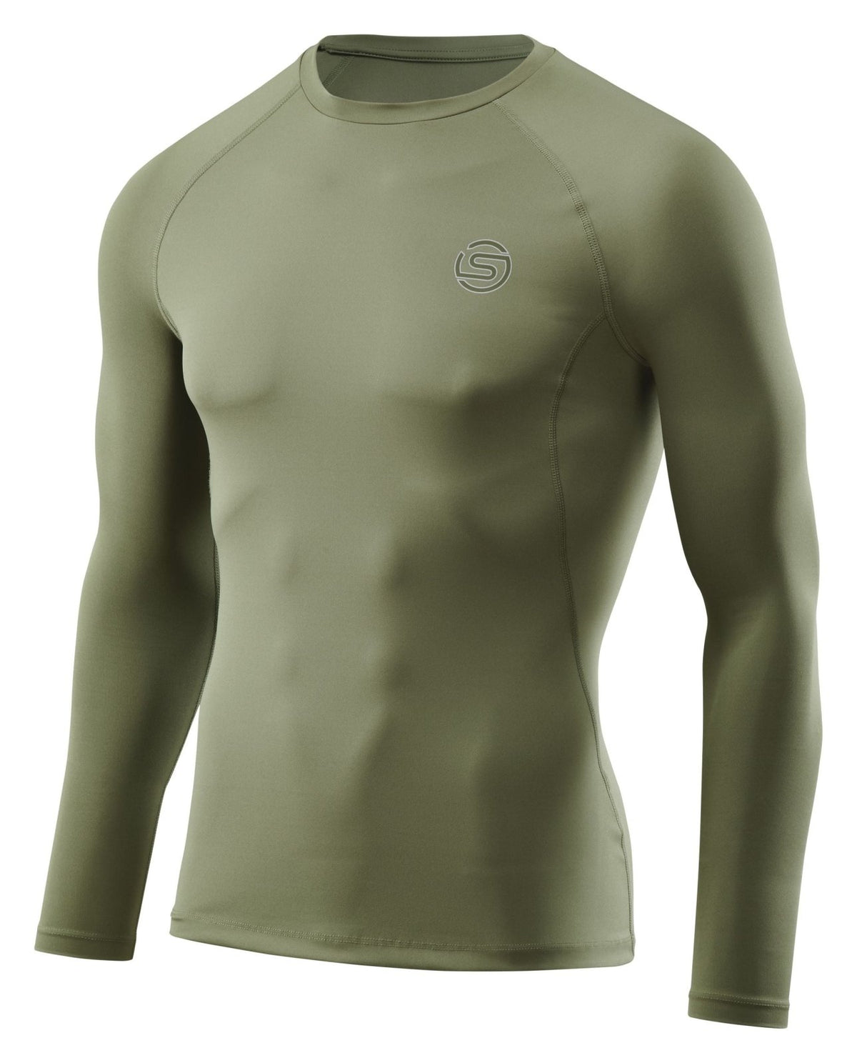 Skins - 2 - Series Long Sleeve Top Herren - khaki - SK - SW00200050573S - Sportbrands24