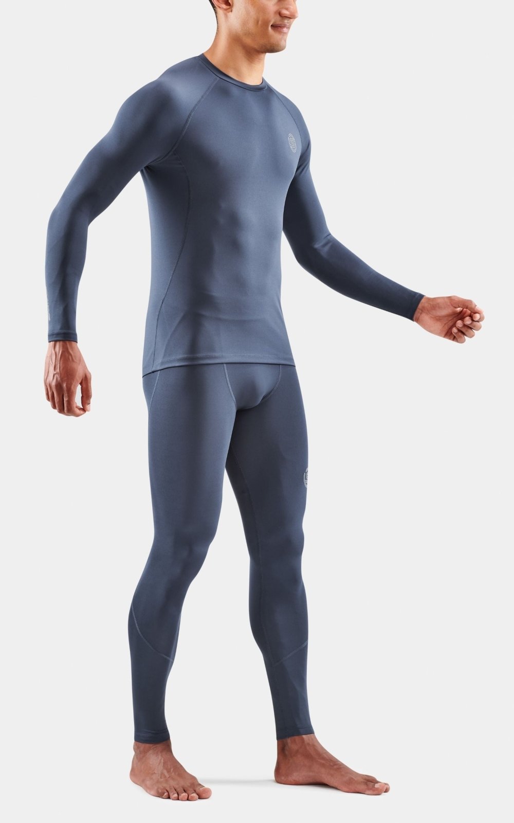 Skins - 2 - Series Long Sleeve Top Herren - navy blue - SK - SW00200059010S - Sportbrands24