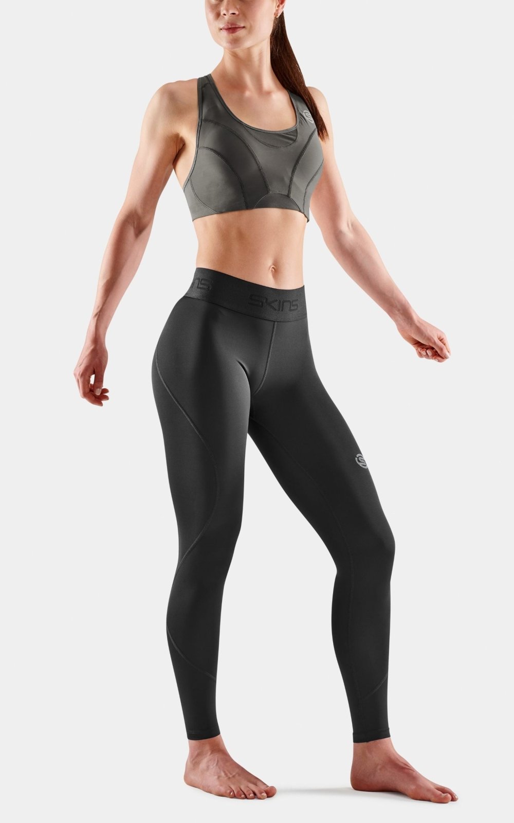 Skins - 2 - Series Long Tight Tights Damen - black - SK - SW40200019001XS - Sportbrands24