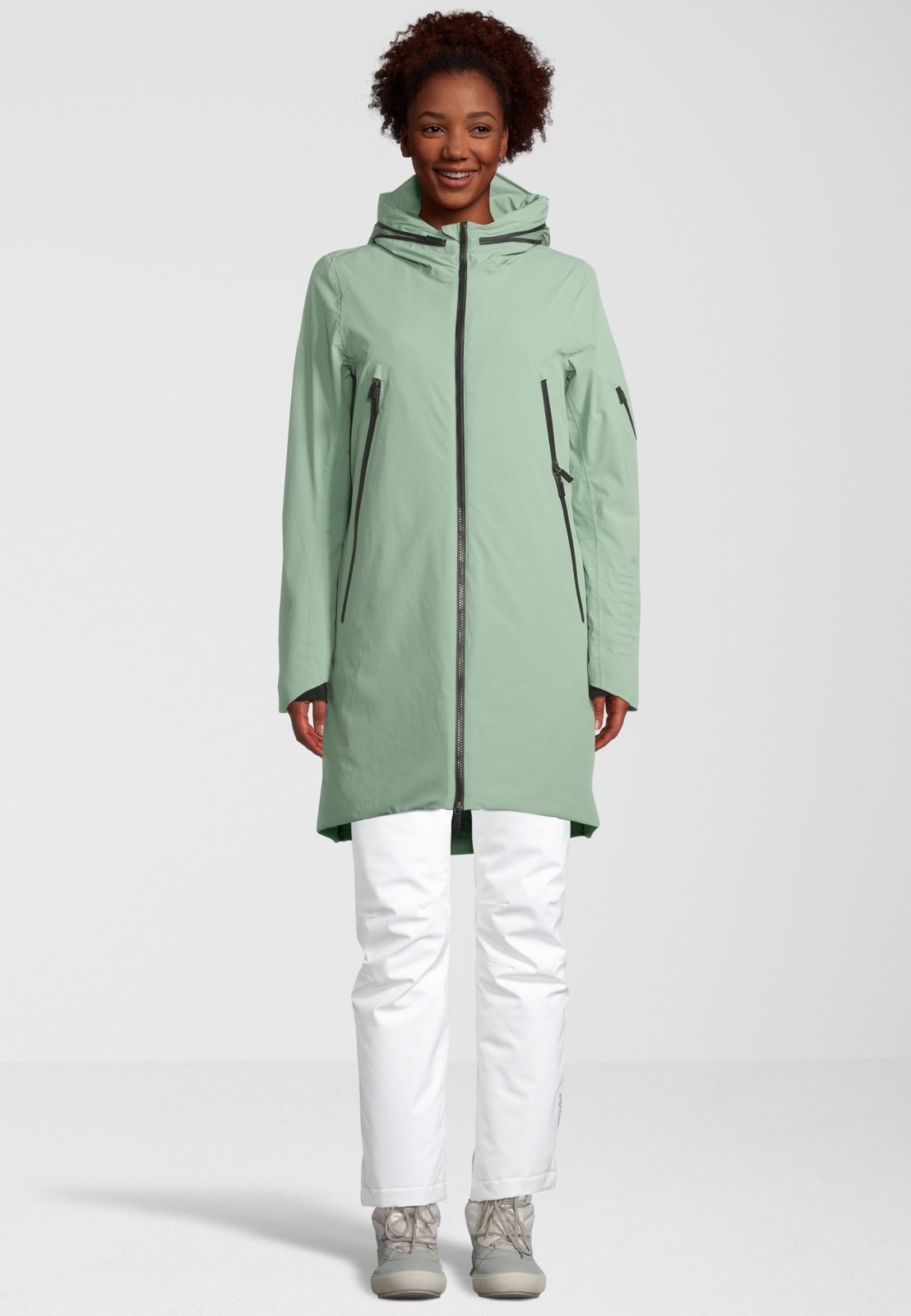 RH+ - 4 Elements Padded Parka Damen - eucalyptus green/ivy green - RH - IZD2983 - 291 - XS - Sportbrands24