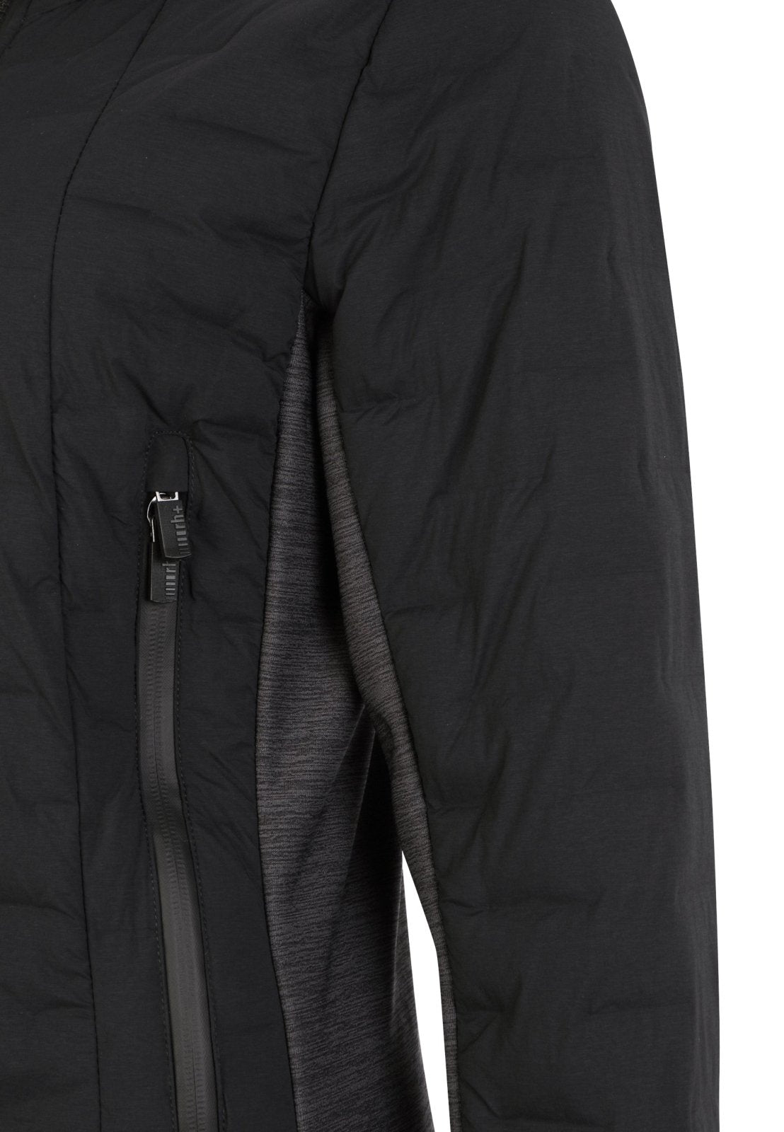 RH+ - 5 Elements Hybrid 3/4 Hoody Isolationsjacke Damen - black/dark grey melange - RH - IZD2989 - 99A - XS - Sportbrands24