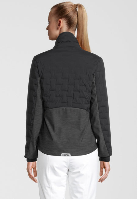 RH+ - 5 Elements Hybrid Bomber Isolationsjacke Damen - black/dark grey melange - RH - IZD2988 - 99A - XS - Sportbrands24