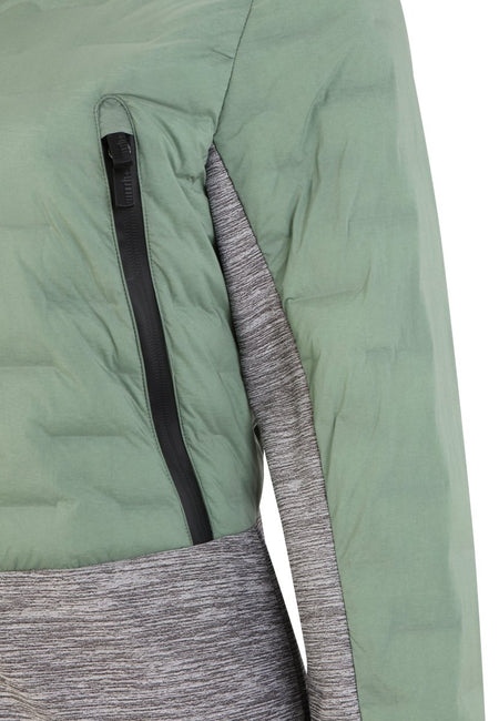 RH+ - 5 Elements Hybrid Bomber Isolationsjacke Damen - ivy green/medium grey melange - RH - IZD2988 - 574 - XS - Sportbrands24