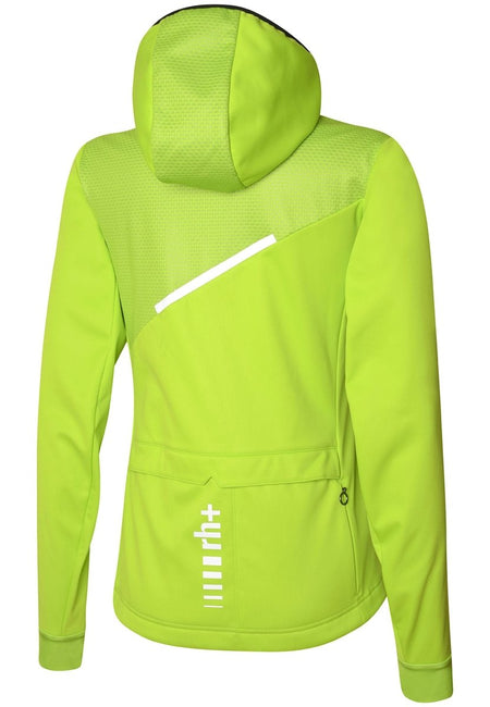 RH+ - Hooded Soft Shell W Jacket Radjacke Damen - acid lime - RHB - ICD0903 - 221 - XS - Sportbrands24