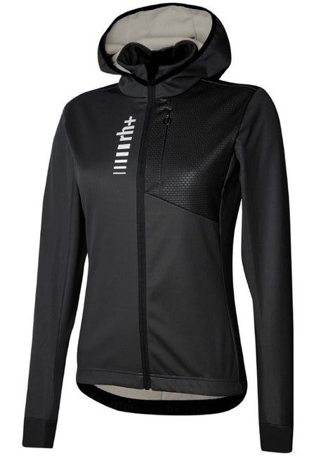 RH+ - Hooded Soft Shell W Jacket Radjacke Damen - black - RHB - ICD0903 - 900 - XS - Sportbrands24