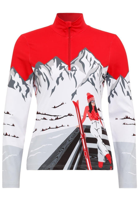 Krimson Klover - Apres Anyone Baselayer - Top Damen - red - KK - F24824 - 927 - XS - Sportbrands24