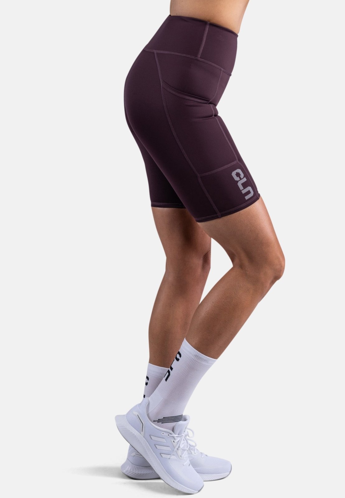 CLN Athletics - Bike Pocket Shorts Damen - dark wine - CLN - 3131 - 80 - XS - Sportbrands24