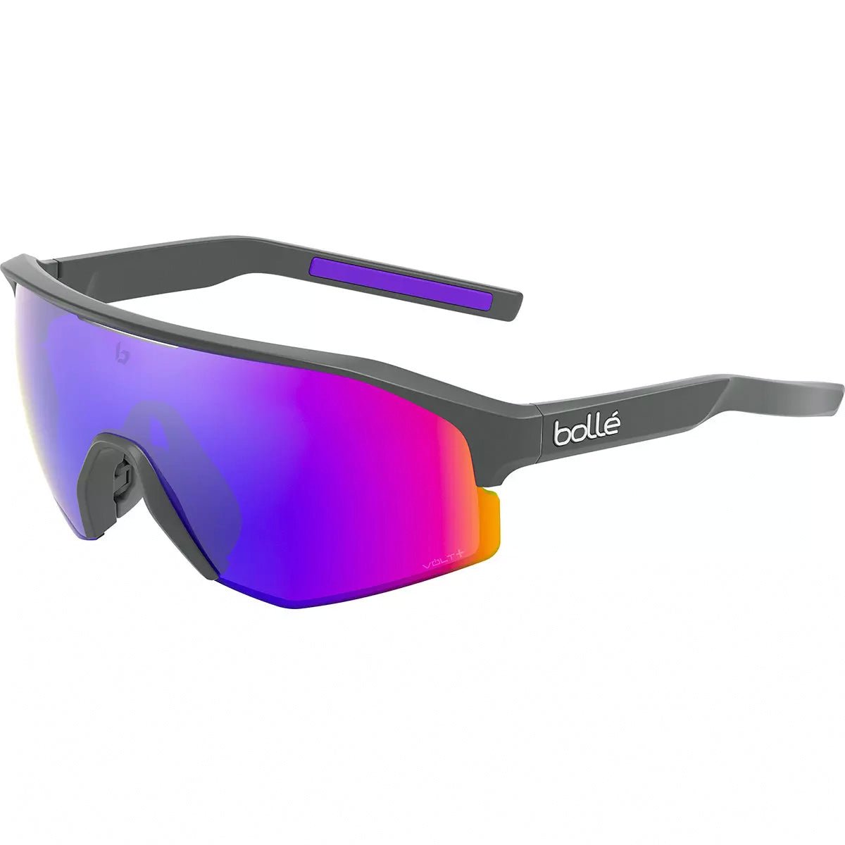 Bolle - LIGHTSHIFTER Sportbrille - titanium matte - volt+ ultraviolet cat 3 - BO - BS020001 - Sportbrands24