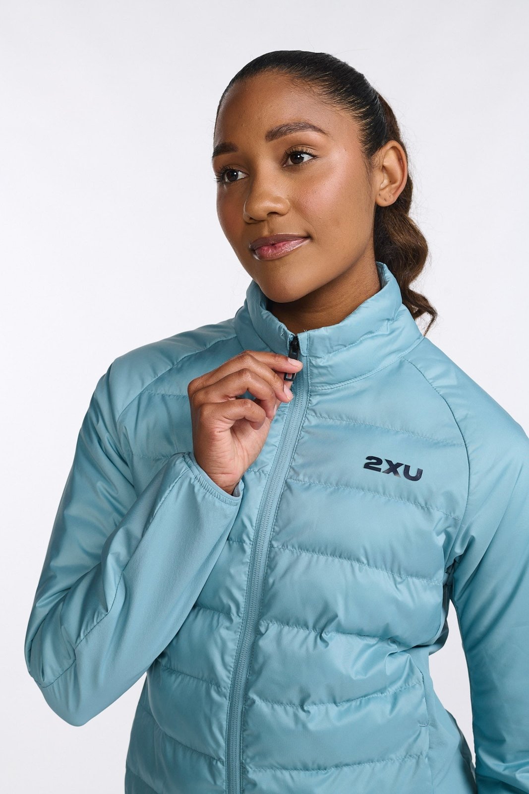 2XU - Commute Packable Insul Jacket Damen - chambray/chambray - 2X - WR7056A - CMB/CMB - XXS - Sportbrands24