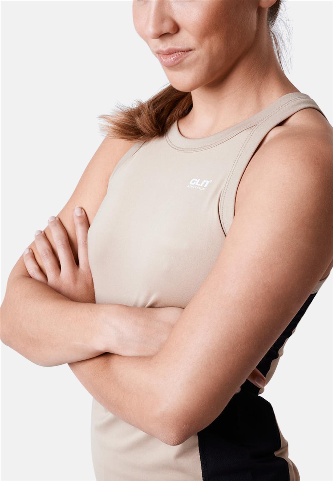 CLN Athletics - Crawl Tank Damen - beige - CLN - 3116 - 49 - XS - Sportbrands24