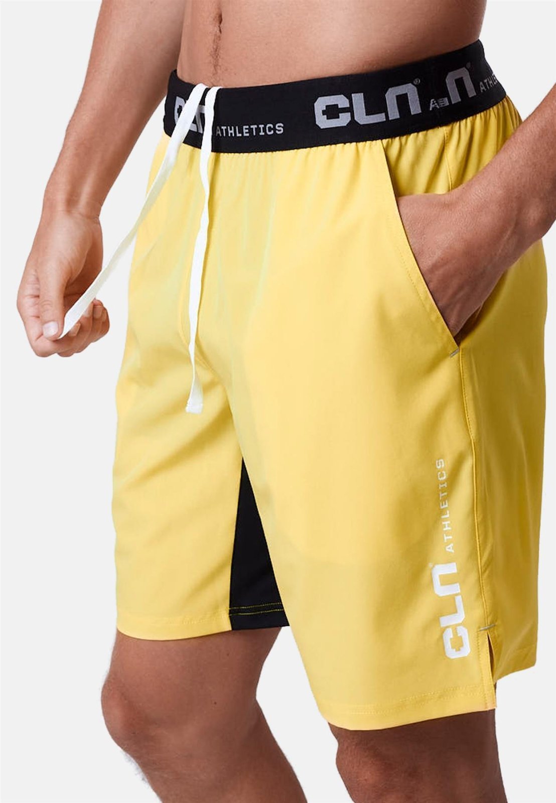 CLN Athletics - Dino Shorts Herren - yellow - CLN - 2108 - 58 - S - Sportbrands24