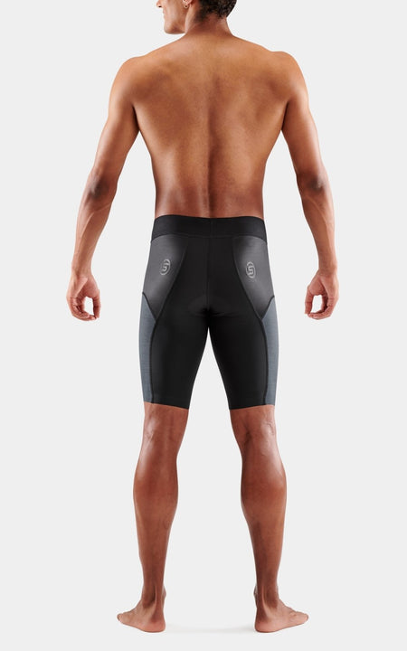 Skins - EliteHalf Tights Triathlonhose Herren - black/carbon - SK - TR00430610032S - Sportbrands24