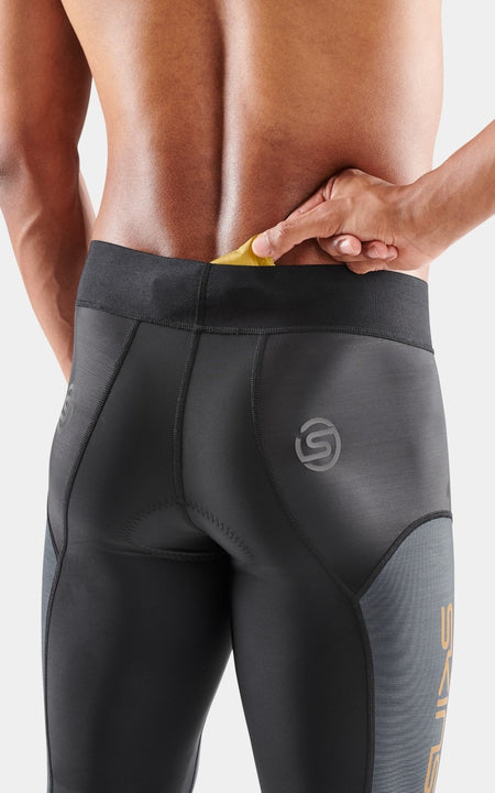 Skins - EliteHalf Tights Triathlonhose Herren - black/carbon - SK - TR00430610032S - Sportbrands24