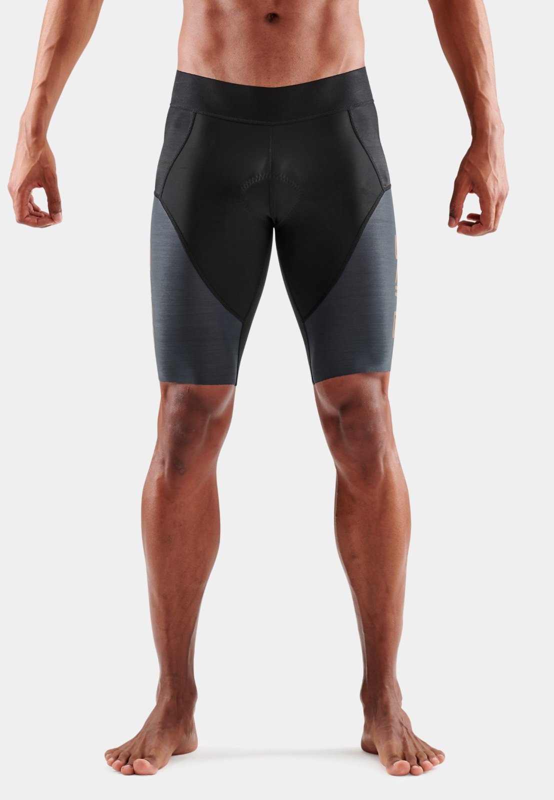 Skins - EliteHalf Tights Triathlonhose Herren - black/carbon - SK - TR00430610032S - Sportbrands24