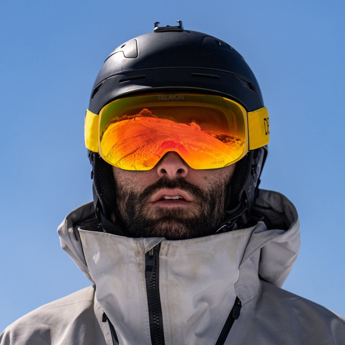 Delayon Eyewear - Explorer Skibrille - Hornet Yellow - Sens® Red (VLT 35%) - DL - C1 - 23 - 82477 - Sportbrands24