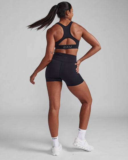 2XU - Form Stash Hi - Rise Compression Tights Damen - black/black - 2X - WA7300B - BLK/BLK - XXS - Sportbrands24