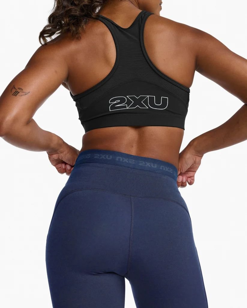 2XU - Form Stash Hi - Rise Fitnesstights Damen - midnight/white - 2X - WA6874B - MDN/WHT - XS - Sportbrands24