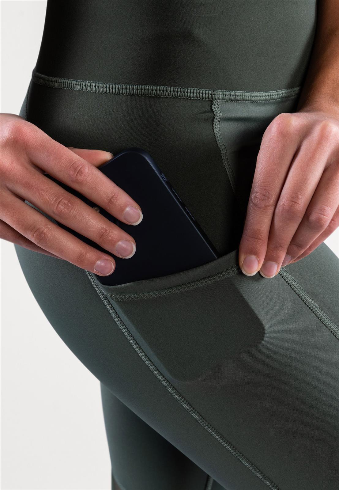 CLN Athletics - Freedom Tights Damen - Moss green - CLN - 3101 - 62 - XS - Sportbrands24