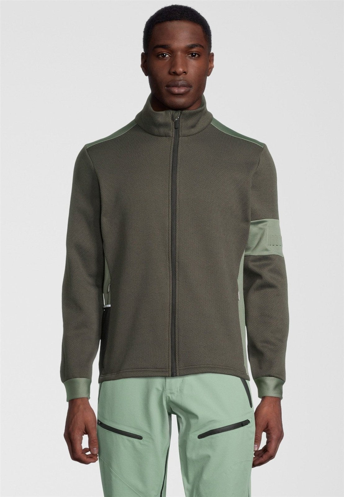 RH+ - Klyma Full Zip Sweater Herren - fir green/ivy green - RH - IZU2919 - 20W - L - Sportbrands24