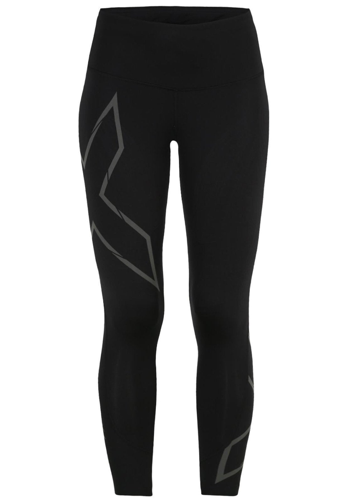 2XU - Light Speed Mid - Rise Comp Lauftights Damen - black/ black reflective - 2X - WA6523B - BLK/BRF - XS - Sportbrands24