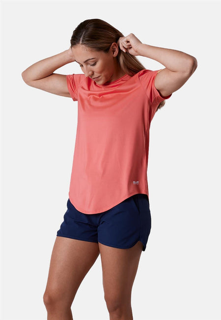 CLN Athletics - Lucy T-Shirt Damen - coral - CLN - 3124 - 84 - XS - Sportbrands24