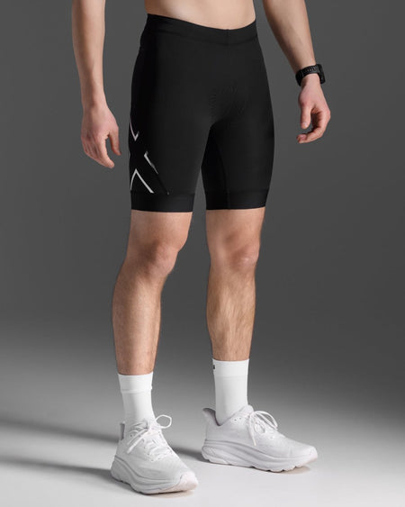 2XU - Core 8 Inch Tri Short Triathlonshort Herren - black/white - 2X - MT7400B - BLK/WHT - S - Sportbrands24