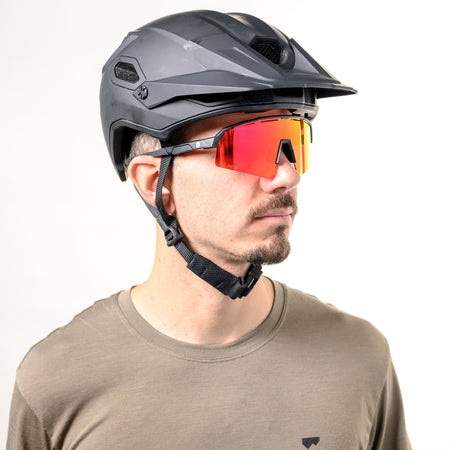 Delayon Eyewear - Pulse Aero Sportbrille - Matte Black - Red VLT 18 - DL - C3 - 24 - 32140 - Sportbrands24