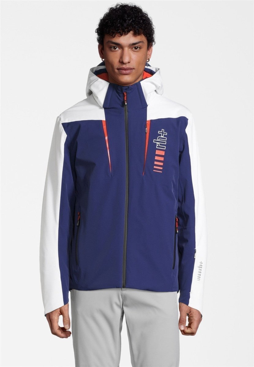 RH+ - Zero II Skijacke Herren - blue/white/tango - RH - INU2909 - 832 - L - Sportbrands24