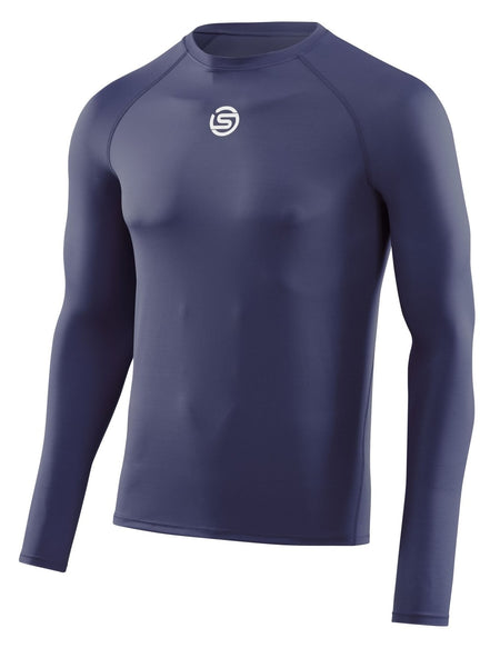 Skins - S1 Long Sleeve Kompressionsshirt Herren - navy blue - SK - SO00100059010S - Sportbrands24