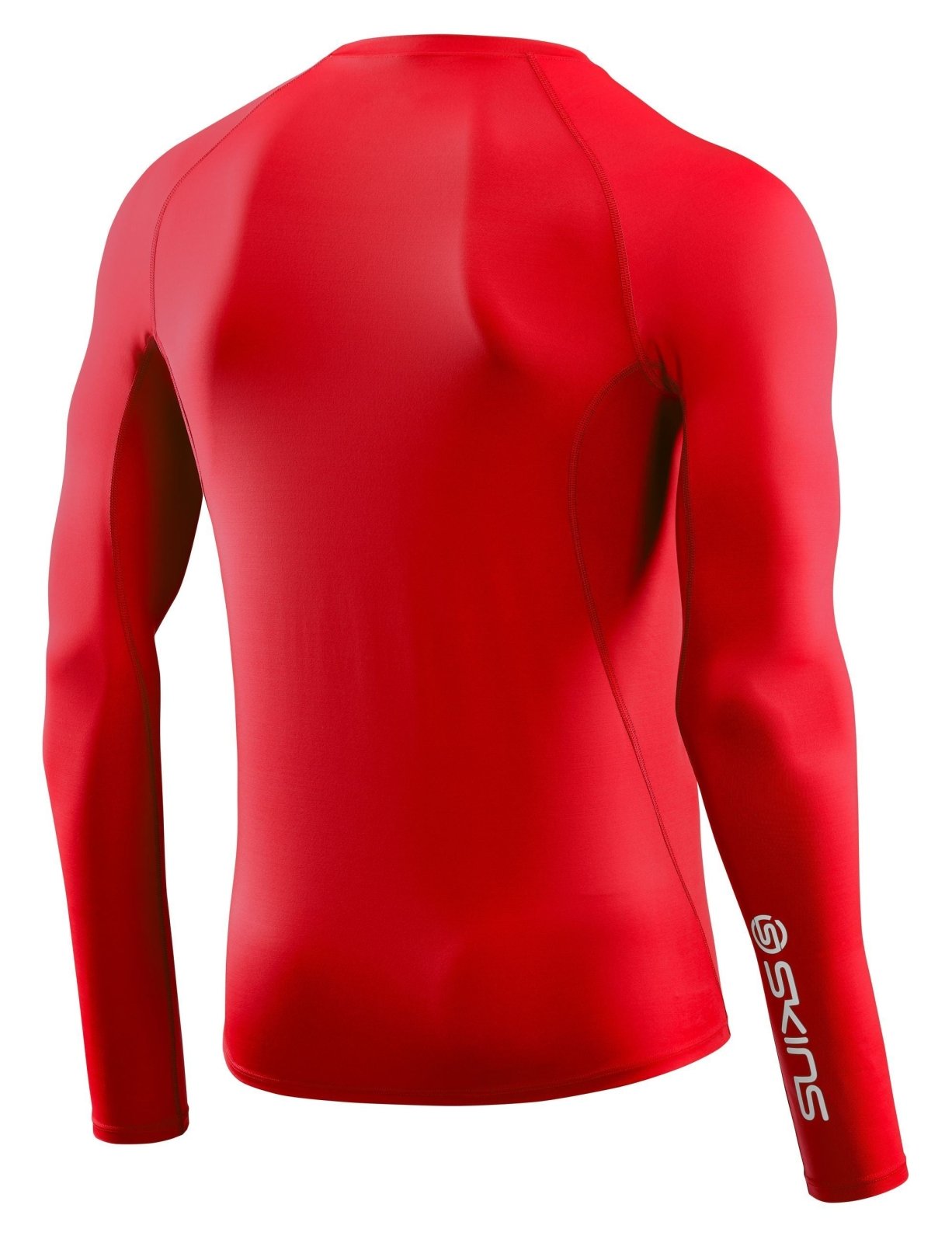 Skins - S1 Long Sleeve Kompressionsshirt Herren - red - SK - SO00100059014S - Sportbrands24