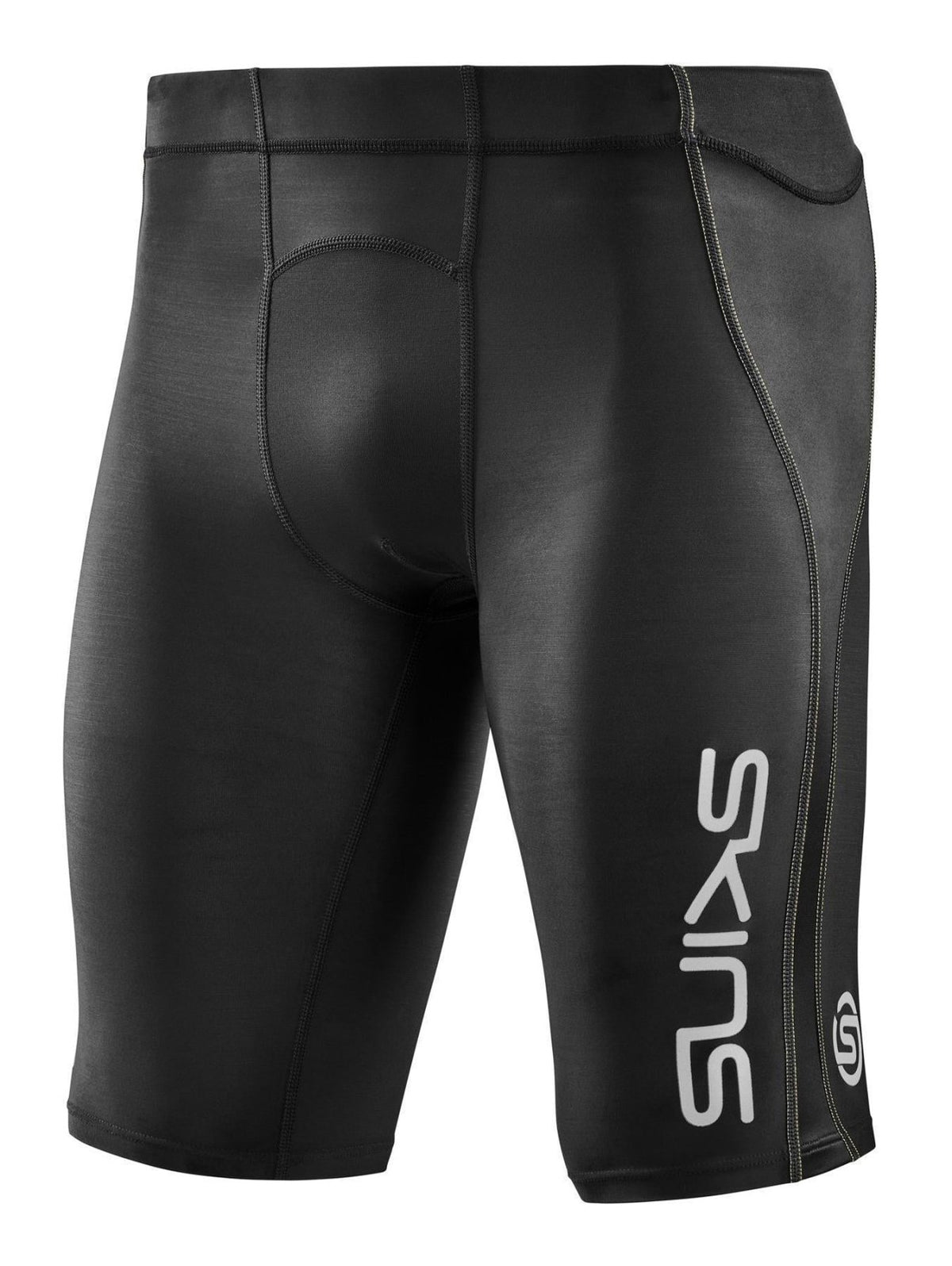 Skins - S3 400 Half Tight Kompressionshose Herren - black/yellow - SK - ST00300859052S - Sportbrands24