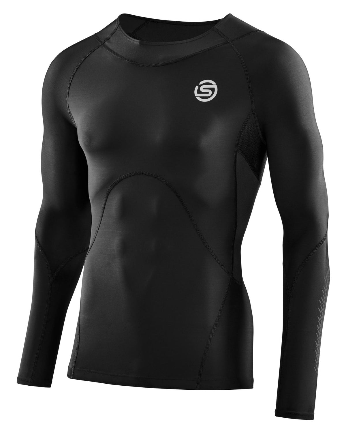 Skins - S3 400 Longsleeve Kompressionsshirt Herren - black/stars - SK - ST00301160064S - Sportbrands24