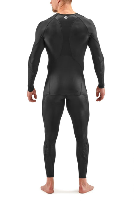 Skins - S3 400 Longsleeve Kompressionsshirt Herren - black/stars - SK - ST00301160064S - Sportbrands24