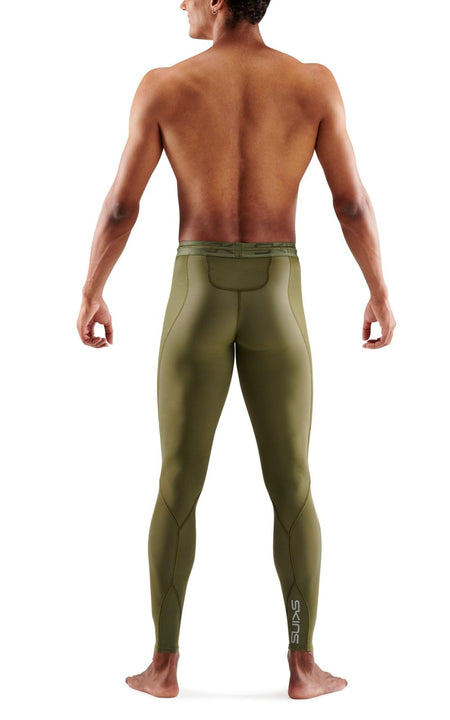 Skins - S3 Long Tights Kompressionshose Herren - khaki - SK - ST00300010573S - Sportbrands24