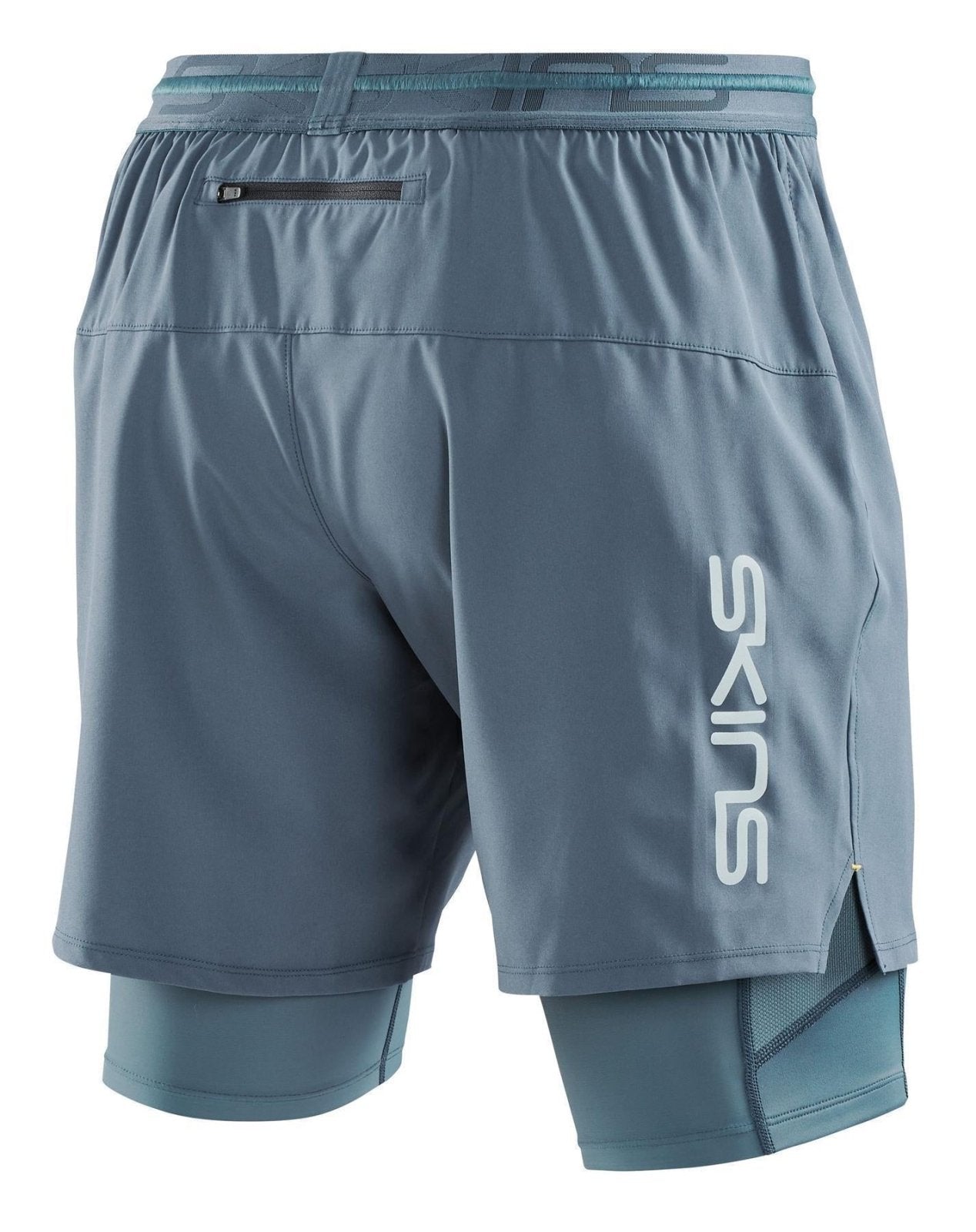 Skins - S3 Superpose Kompressionshose Herren - blue grey - SK - ST00301070575S - Sportbrands24