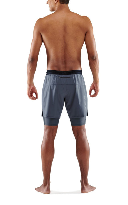 Skins - S3 Superpose Kompressionshose Herren - charcoal - SK - ST00301079118S - Sportbrands24