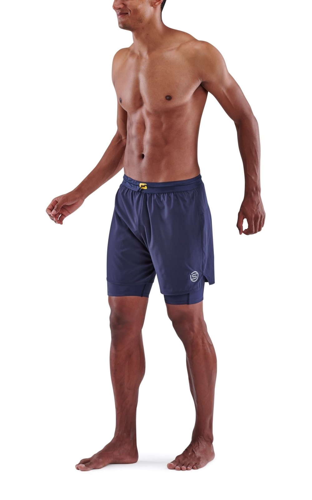 Skins - S3 Superpose Laufshorts Herren - navy blue - SK - ST00301079010S - Sportbrands24