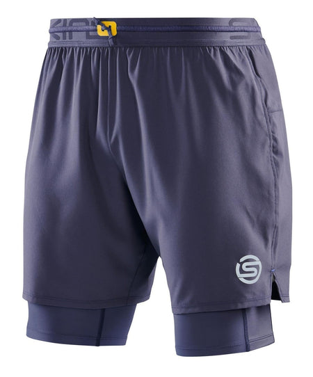 Skins - S3 Superpose Laufshorts Herren - navy blue - SK - ST00301079010S - Sportbrands24