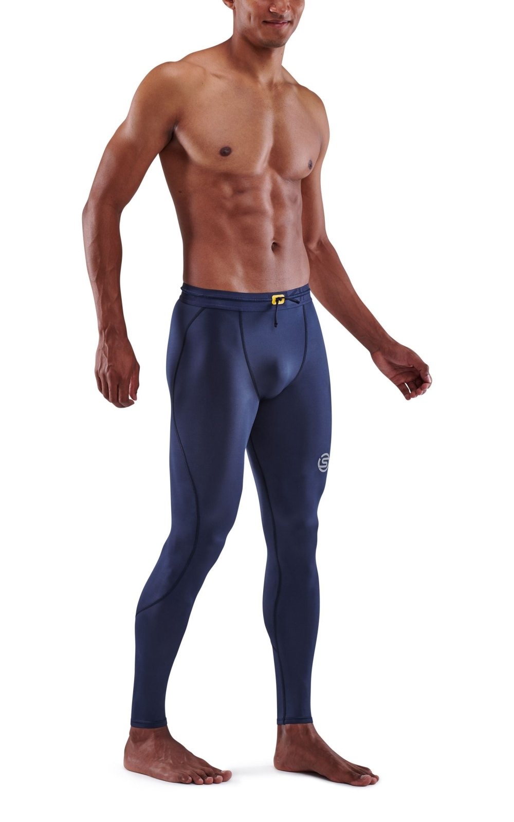 Skins - S3 T&R Long Tight Kompressionshose Herren - navy blue - SK - ST00300399010S - Sportbrands24