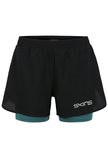 Skins - S3 X - Fit Shorts Laufshort Damen - black - SK - ST40730719001XS - Sportbrands24