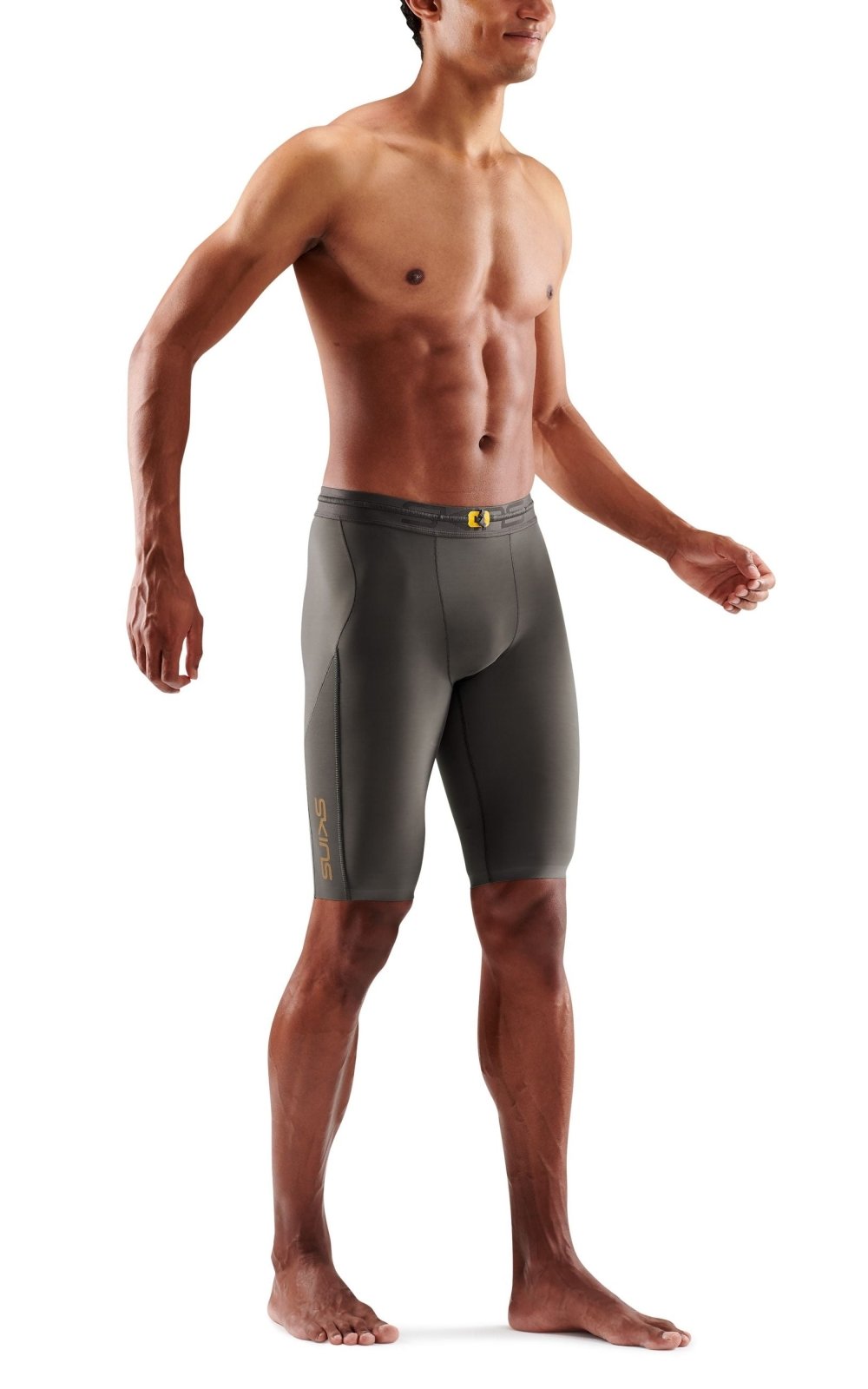 Skins - S5 Half tights Kompressionshose Herren - charcoal - SK - SF00500029118S - Sportbrands24