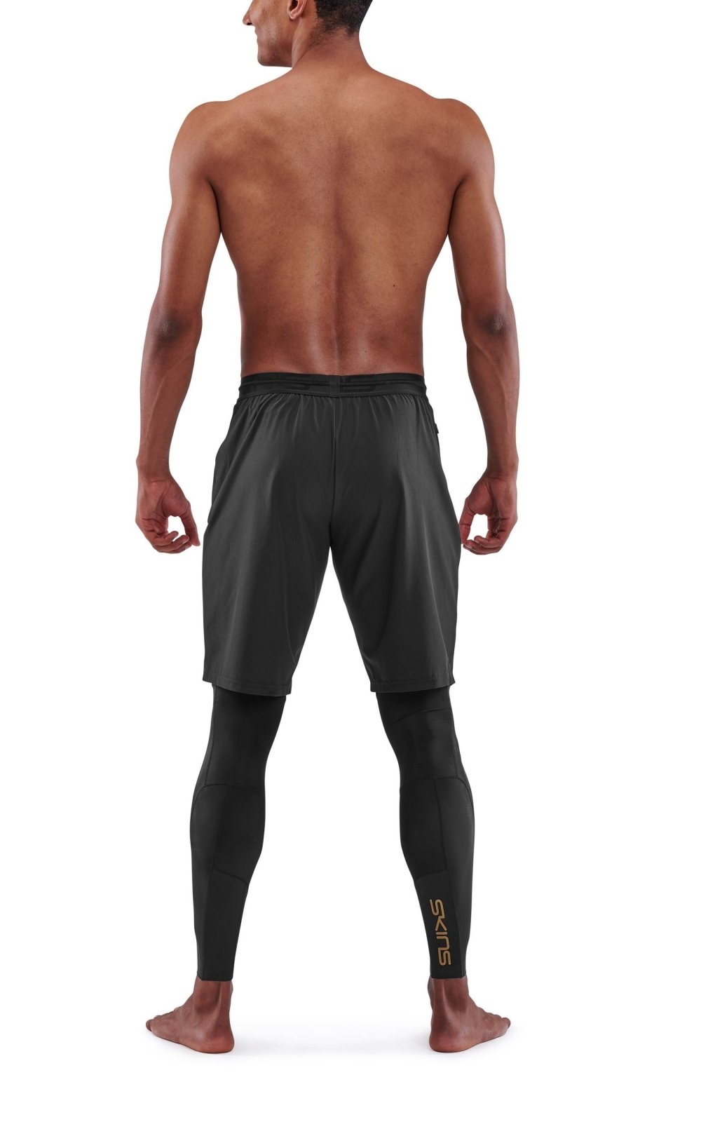 Skins - S5 Superpose Laufshorts Herren - black - SK - SF00500399001XL - Sportbrands24