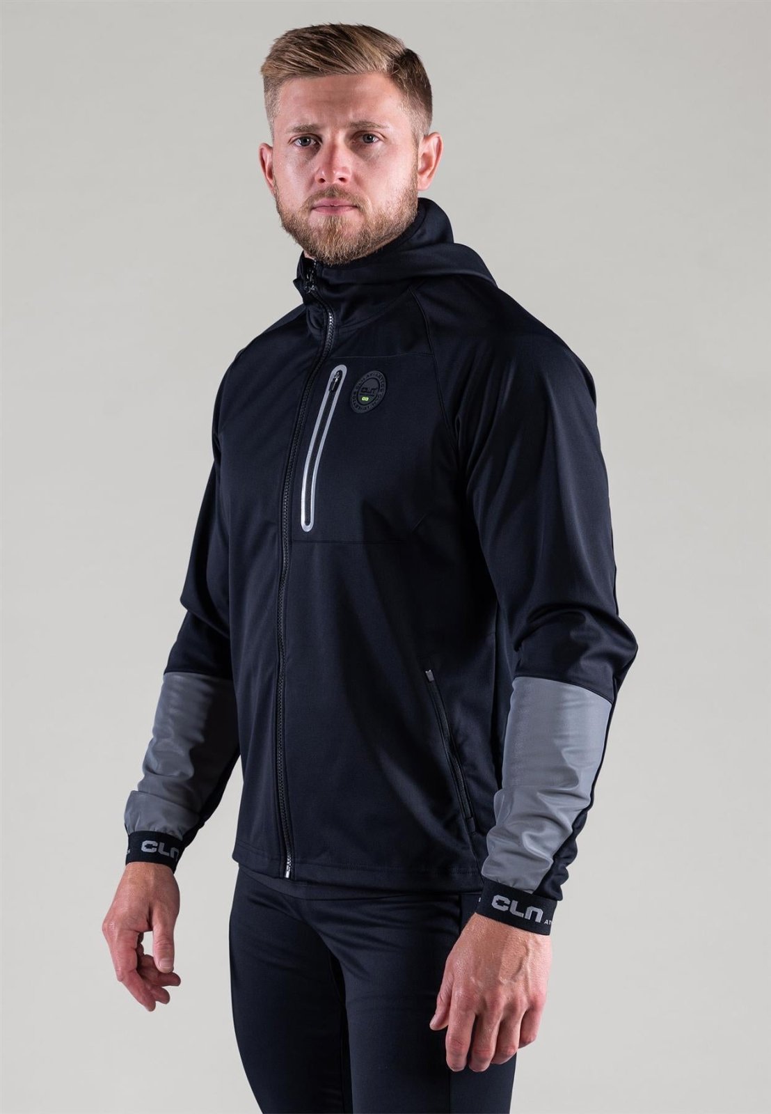 CLN Athletics - Thunder Trainingsjacke Herren - black - CLN - 2149 - 00 - S - Sportbrands24