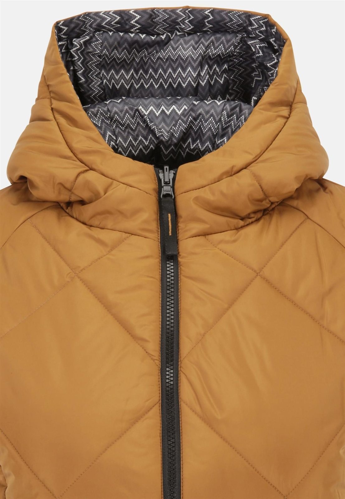 Krimson Klover - Vesta Hooded Reversible Vest Steppweste Damen - hazel/black - KK - F23140 - 219 - XS - Sportbrands24