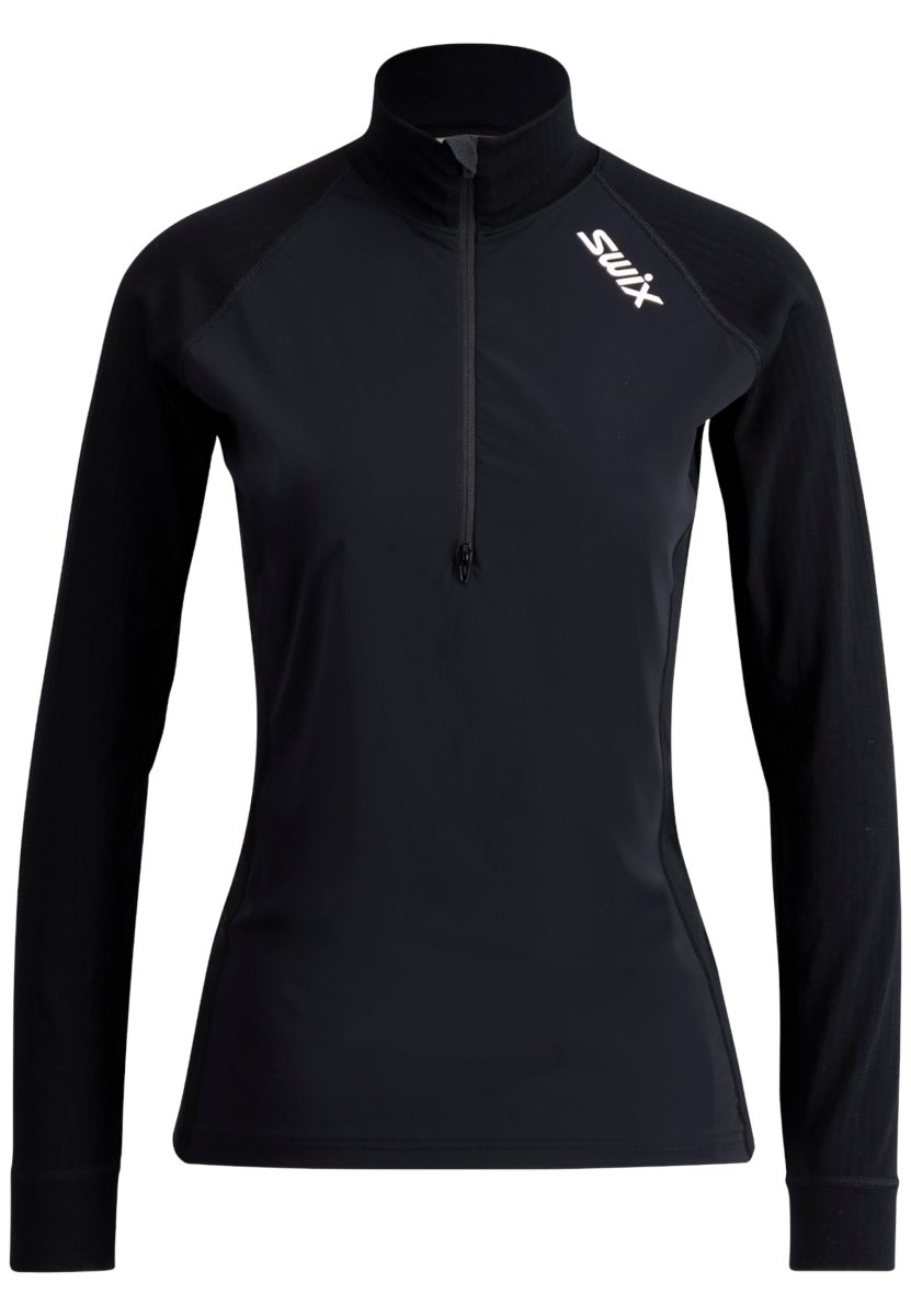 Swix - Swix RaceX Classic Wind Half Zip W Funktionsunterhemd Damen - black - SX-10104-23-10000-XS - Sportbrands24