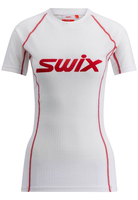 Swix - Swix RaceX Light Short Sleeve W T-Shirt Damen - bright white/swix red - SX-10109-23-00036-XS - Sportbrands24